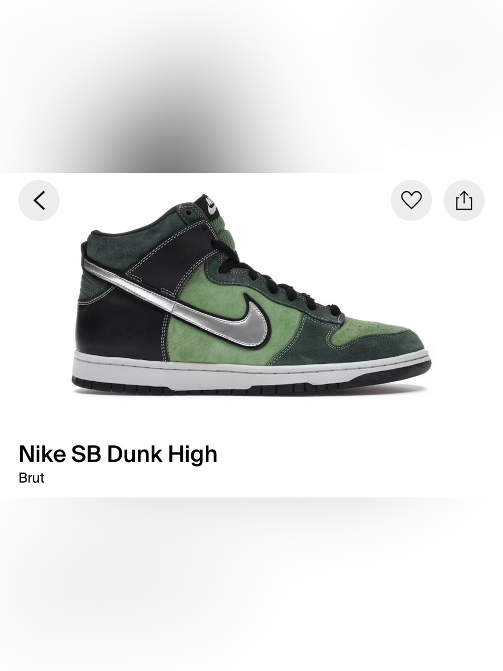 Nike Dunk High Pro SB “Brut “ Size 11.5